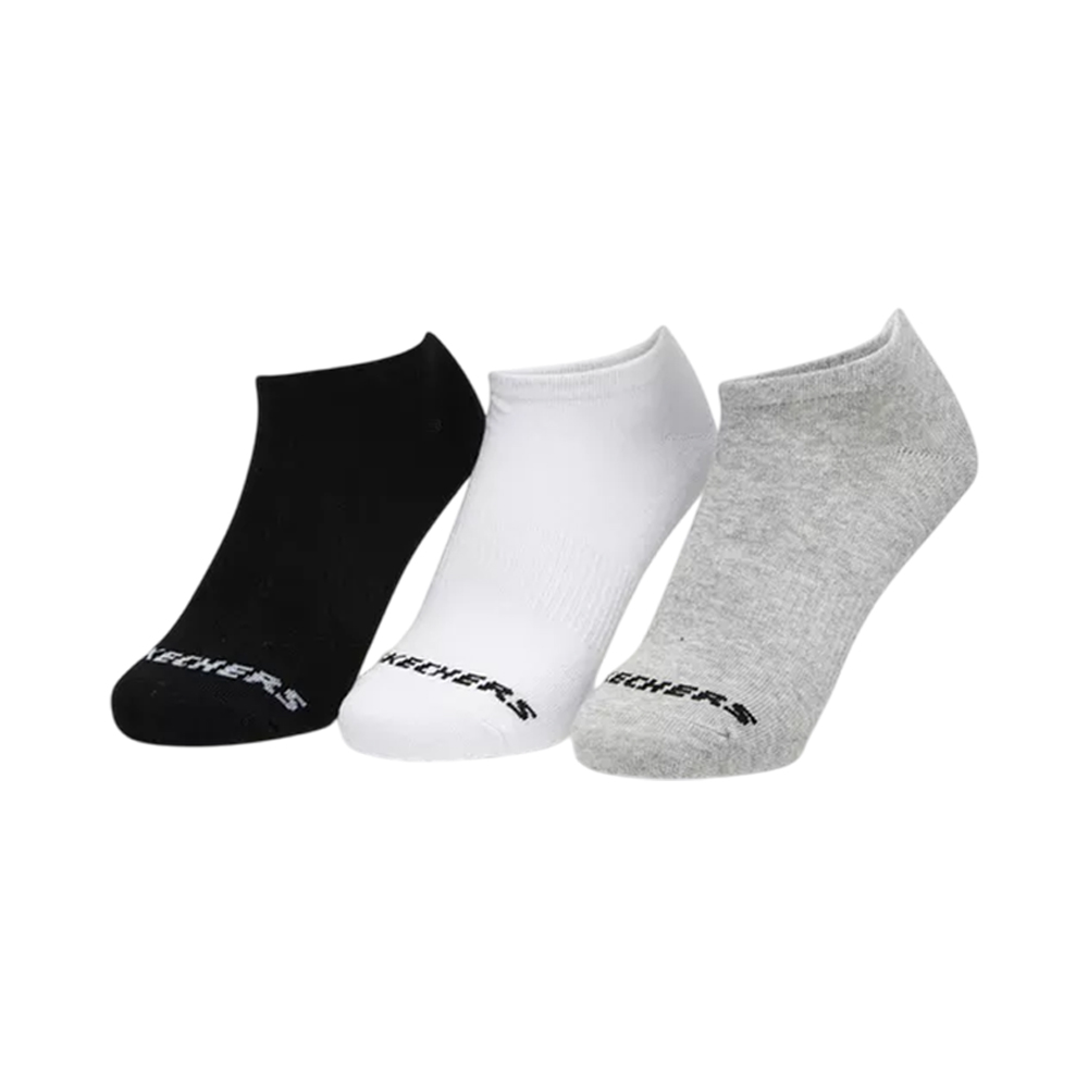 Meias Skechers S114041/107 Non Terry no Show Unissex 3 Pares