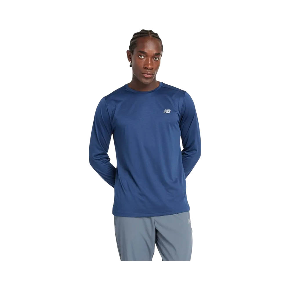 Remera Manga Larga New Balance MT41225NNY Sport Essentials Masculino