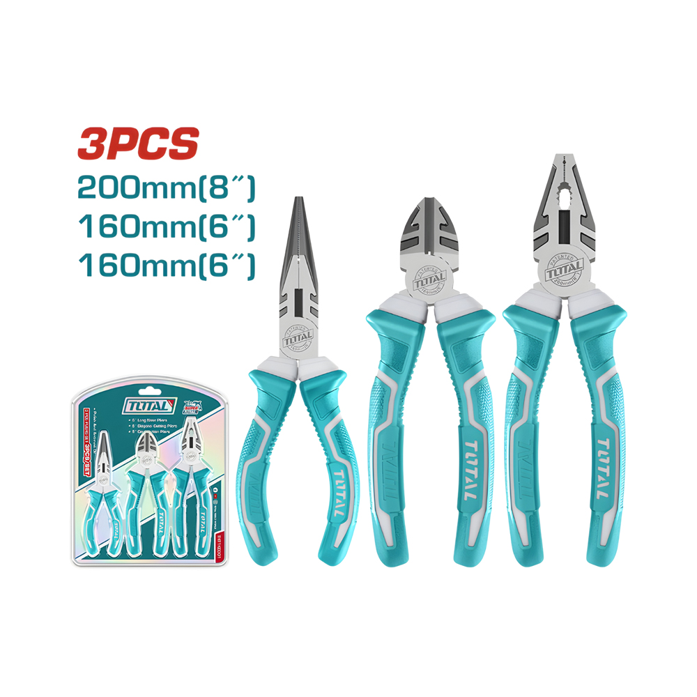 Kit de Alicate Total THT1K0301 3 Peças