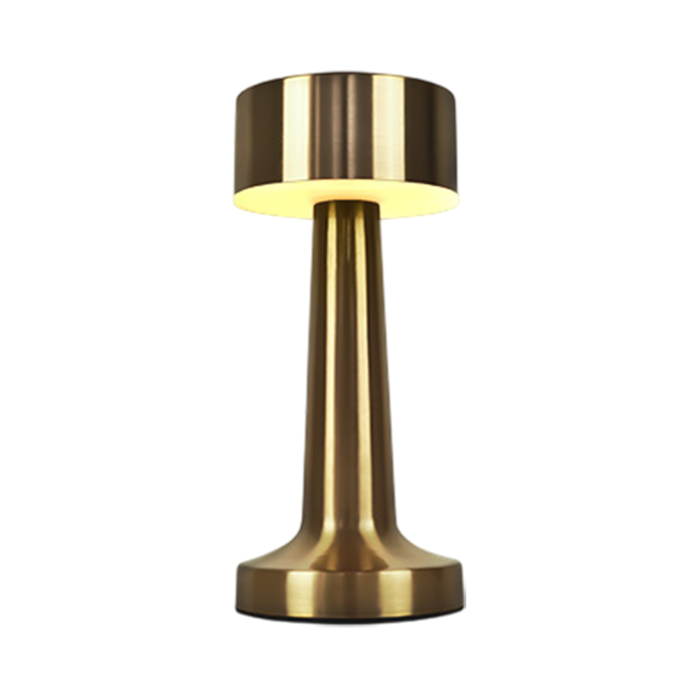 Luminária de Mesa LED Recarregável Taschibra 2W 50 Lúmens Jimp Oro
