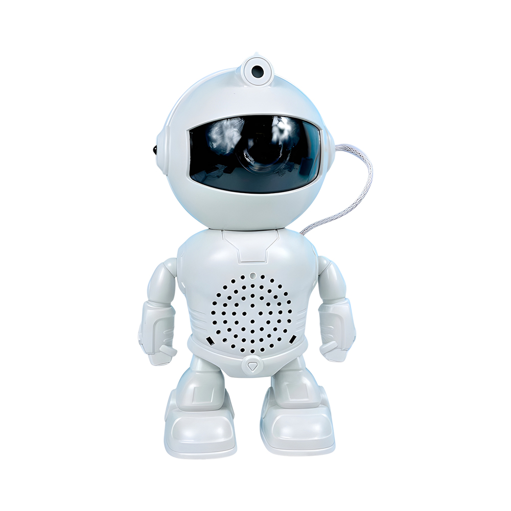 Projetor de Luz XL-737 Astronauta com Alto-falante 5W 5V Bivolt Branco