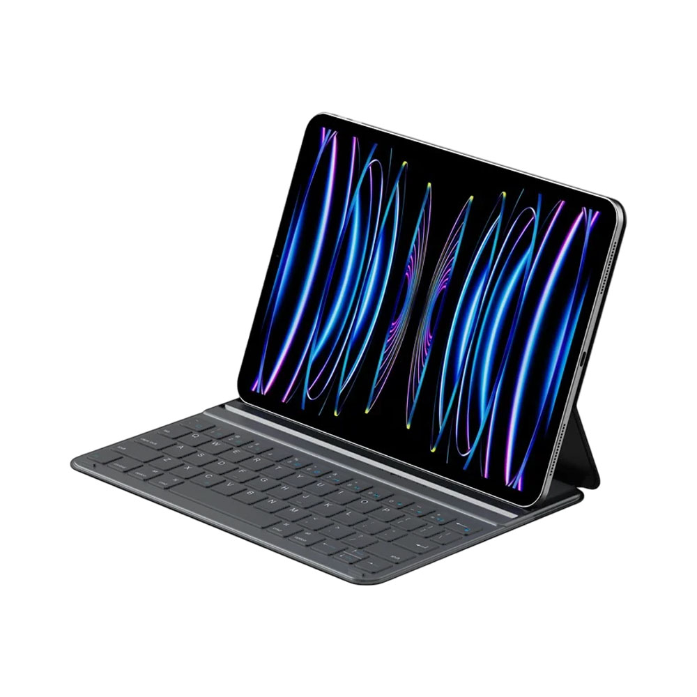 Capa com Teclado Wiwu F17 Ipad 12.9 AIR 2024 Cinza