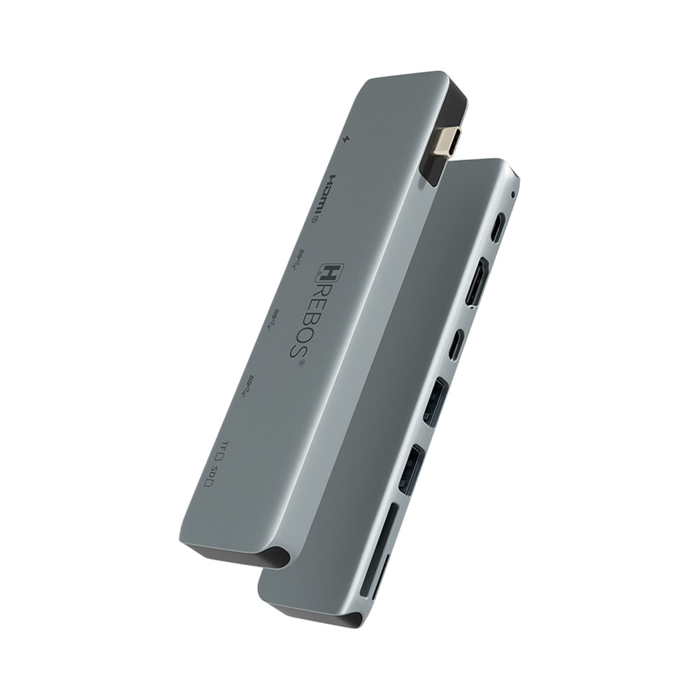 Adaptador Usb-c Hrebos Premium 7 em 1 AD-219