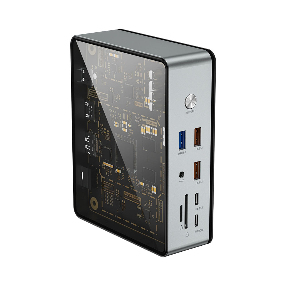 Hub Wiwu Matrix WI1601 16 em 1 Usb-c Space Gray