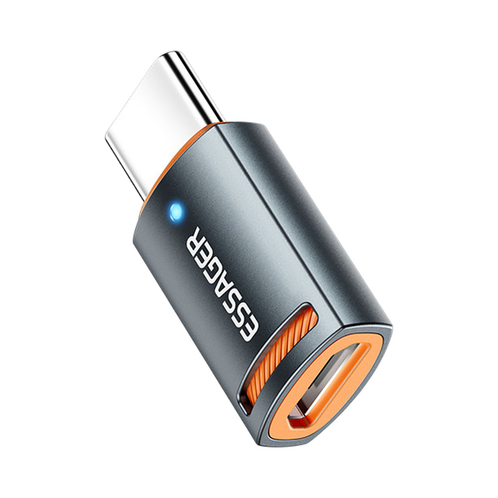 Adaptador Essager ES-OTG17 Micro a Usb-c Cinza