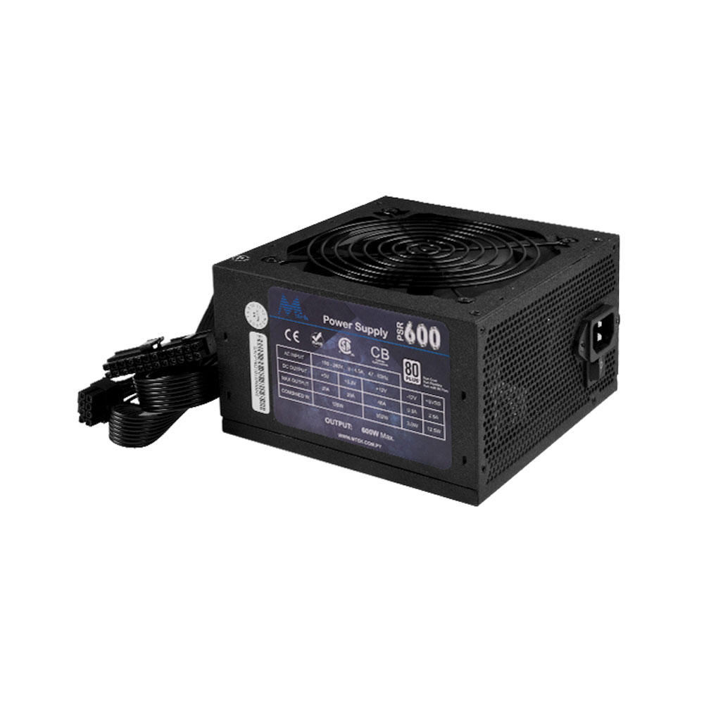 Mtek Fuente 600w 80plus Semi Modular