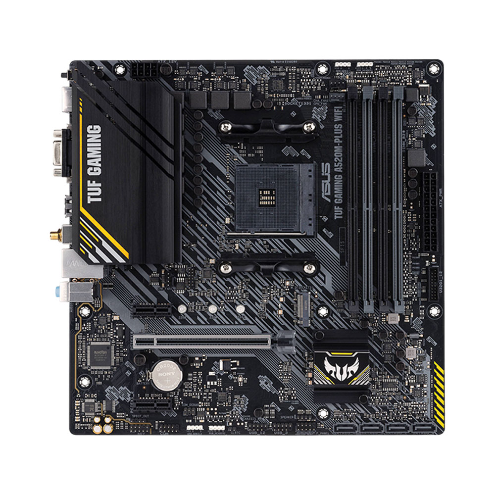 Placa-mãe Asus Tuf Gaming A520M-PLUS Wifi AM4 DDR4