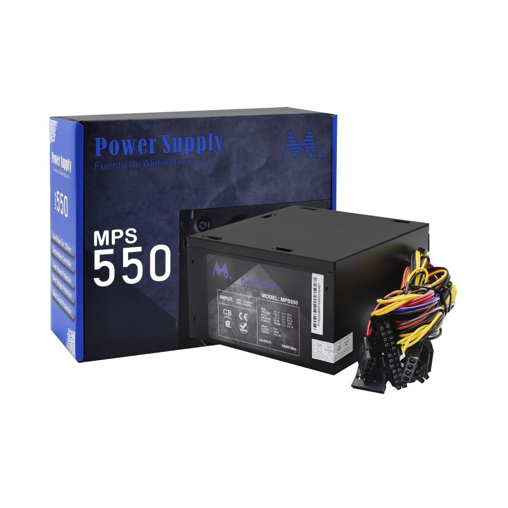 Fonte de Alimentação Mtek MPS-550 550W