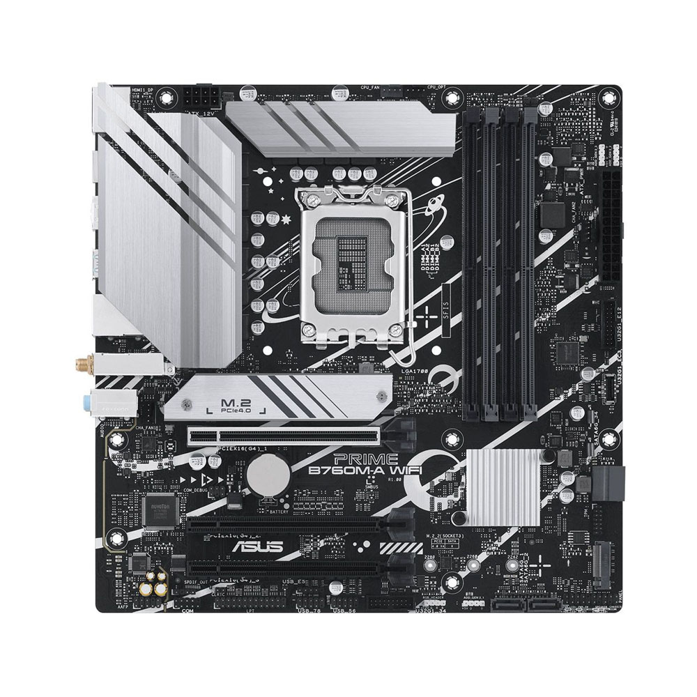 Placa-mãe Asus Prime B760M-A Wifi Lga 1700 DDR5 Preta