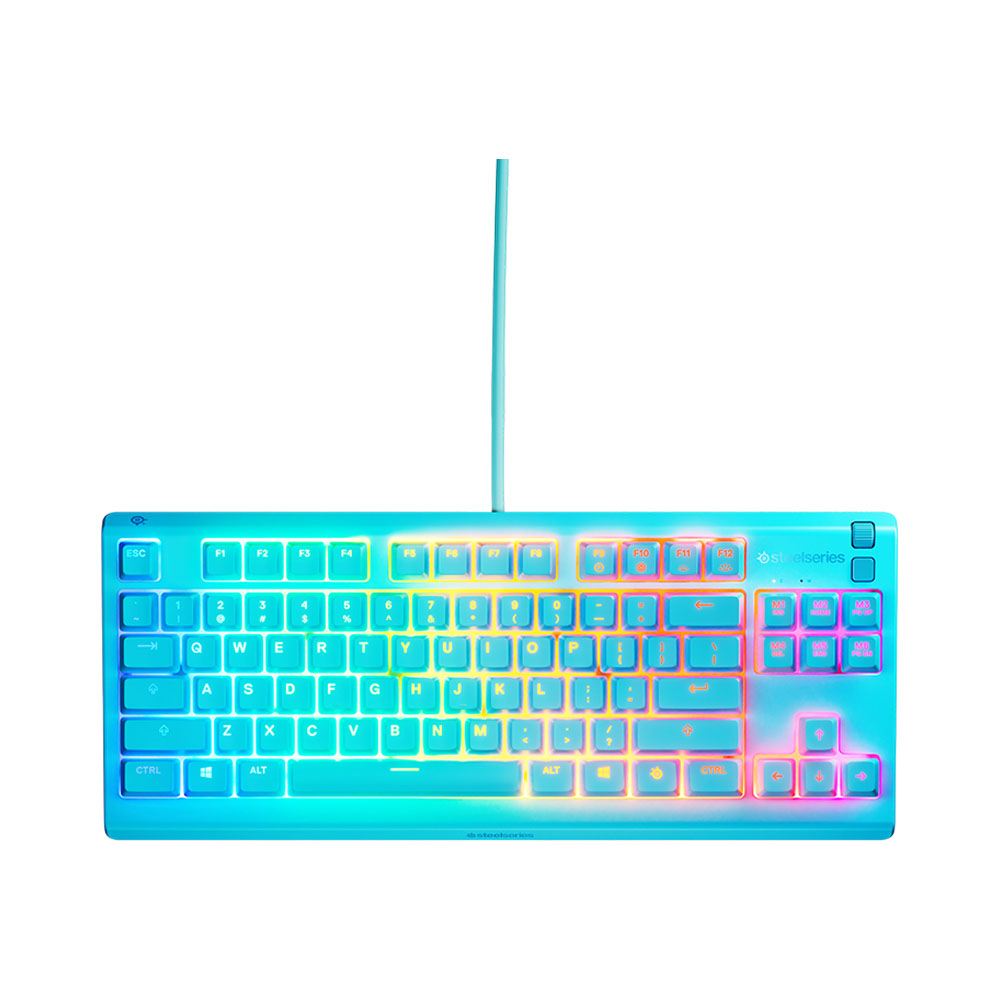 Teclado Steelseries 64933 Apex 3 Tkl RGB Aqua