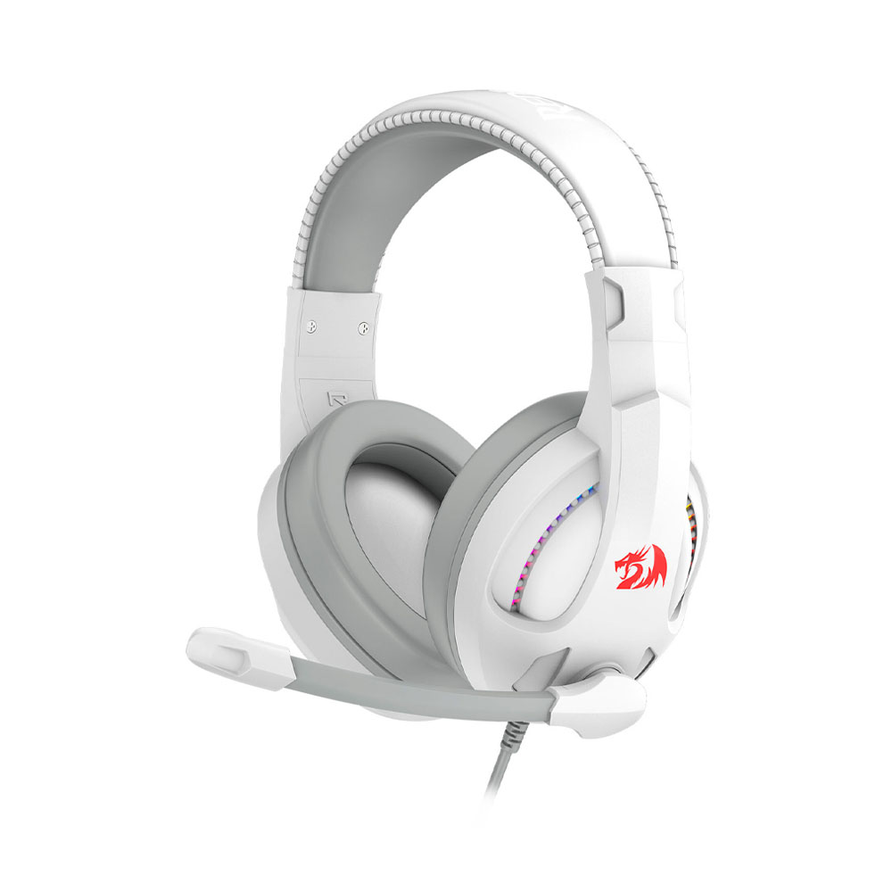 Fone de Ouvido Gamer Redragon Cronus H211W-RGB 3.5MM White
