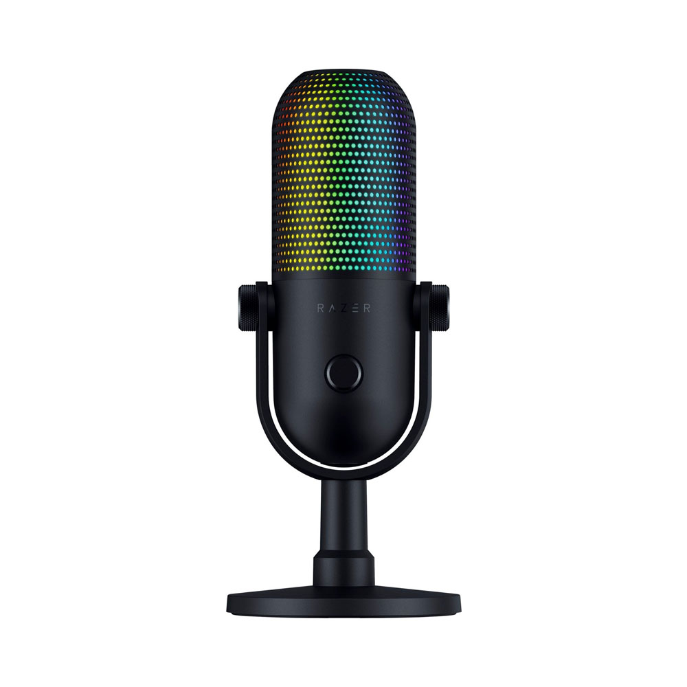 Microfone Razer Seiren V3 Chroma RZ19-05060100-R3U1 USB para Stream Preto