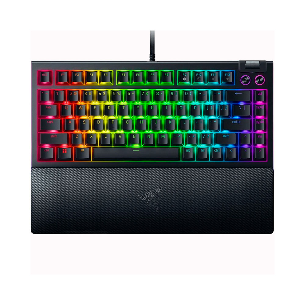 Teclado Razer RZ03-05000200-R3U1 Blackwidow V4 75% USB RGB Preto