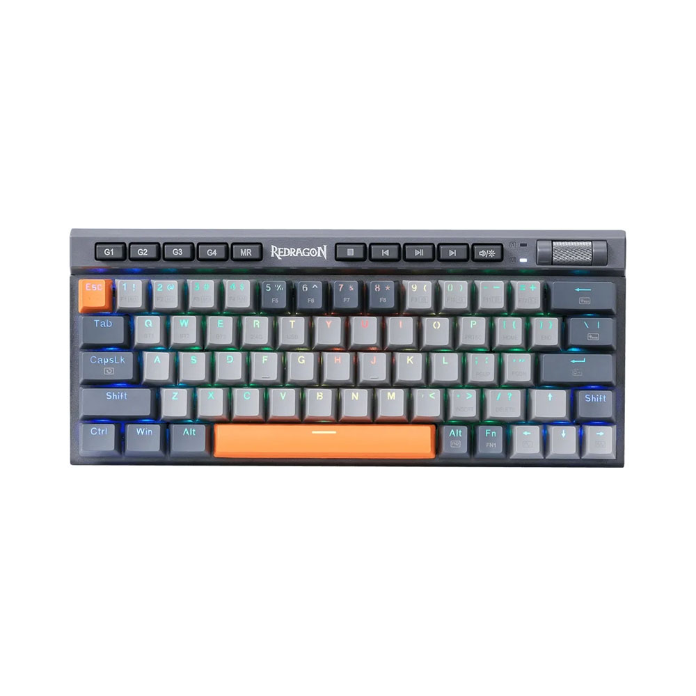 Teclado Gamer Redragon K634GG-RGB-PRO Traric Cinza