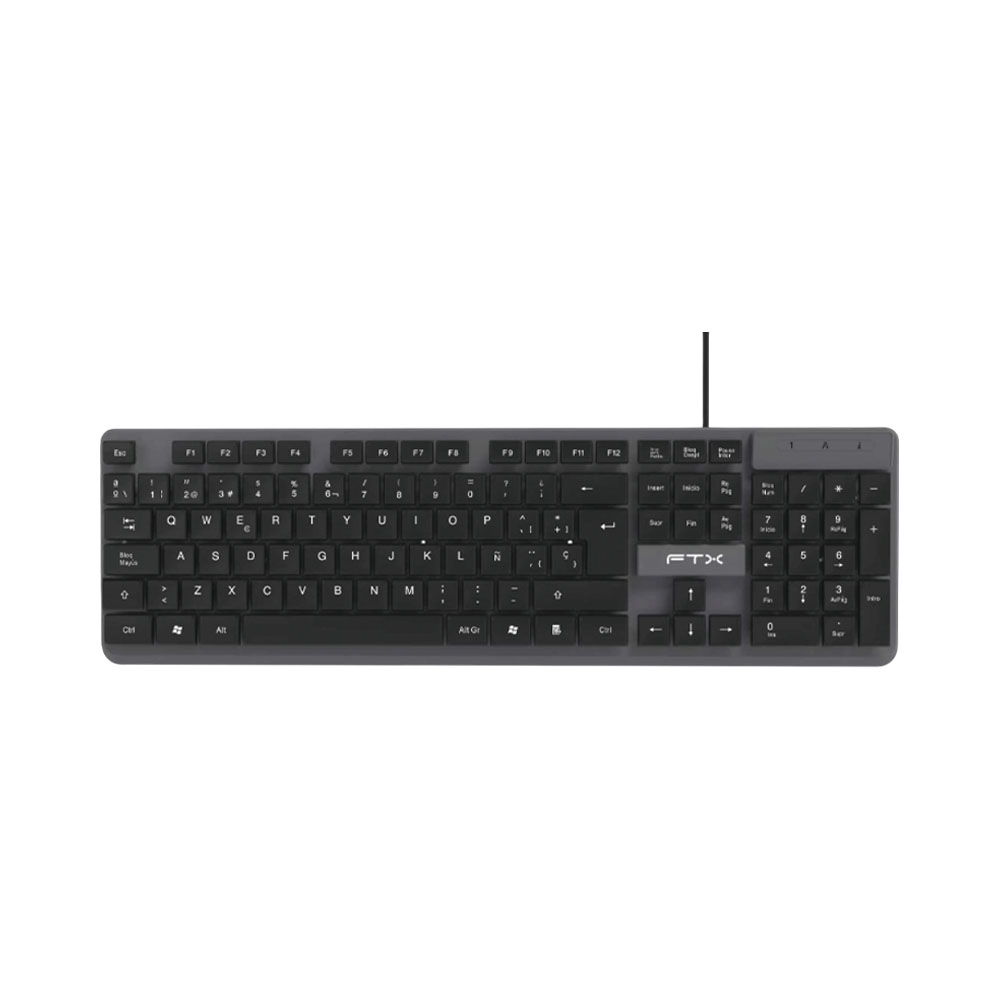 Teclado Ftx K87 Espanhol Black/gray