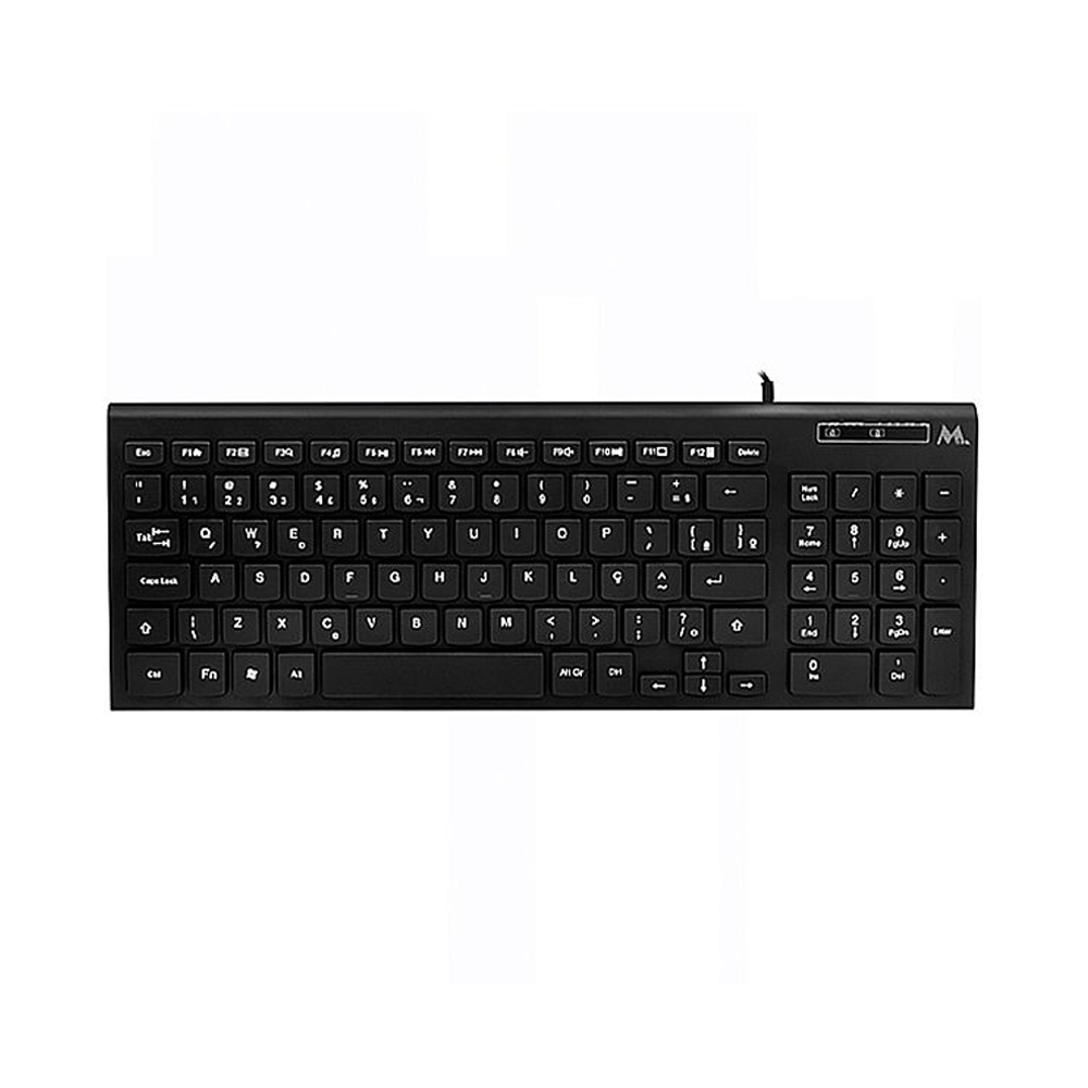 Teclado Mtek KB-8501C-PT USB Portugués Preto