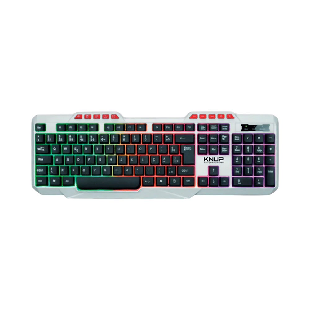 Teclado Gamer Knup TE120 Iluminação LED