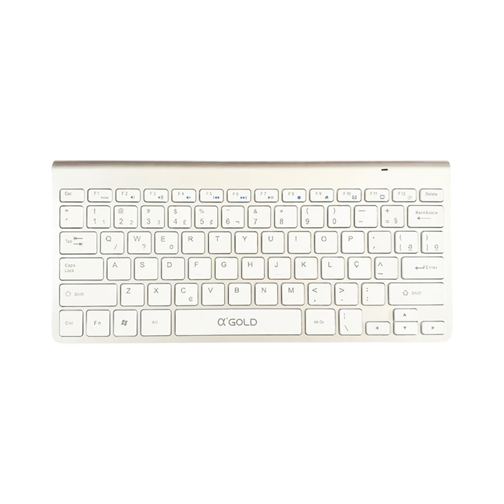 Teclado a Gold TCD-05 Wireless White