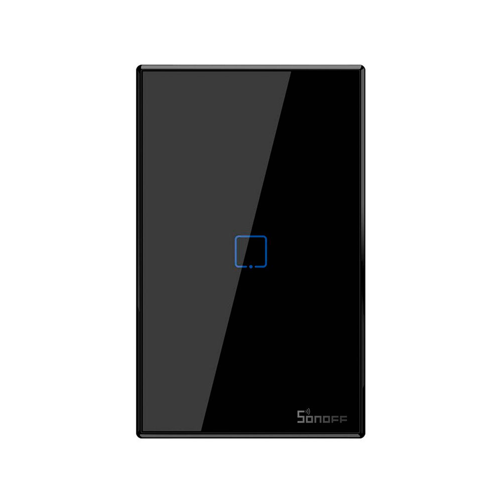 Interruptor Sonoff T3US1C Smart de Pared - Negro C/1 Boton