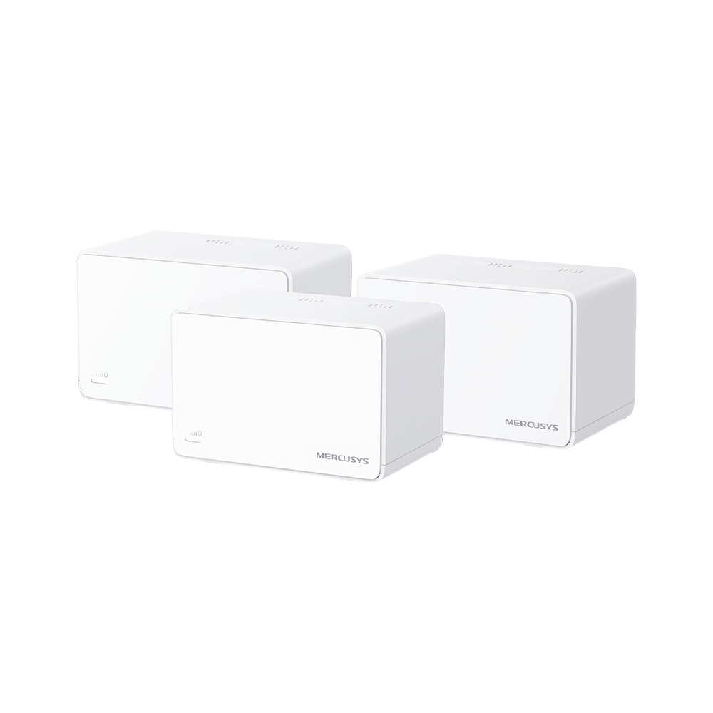 Router Mercusys Halo H80X AX3000 Mesh 3 Pack Branco