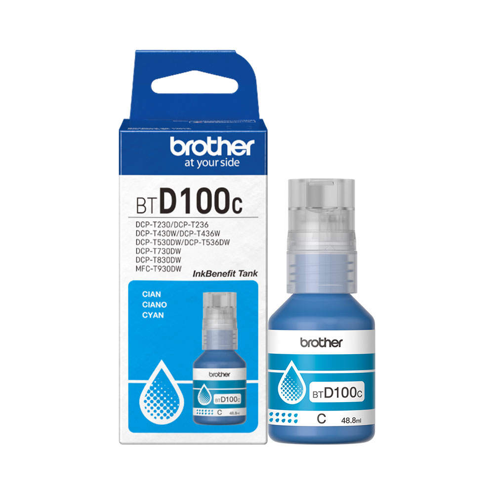 Tinta de Impressora Brother BTD100C Cyan