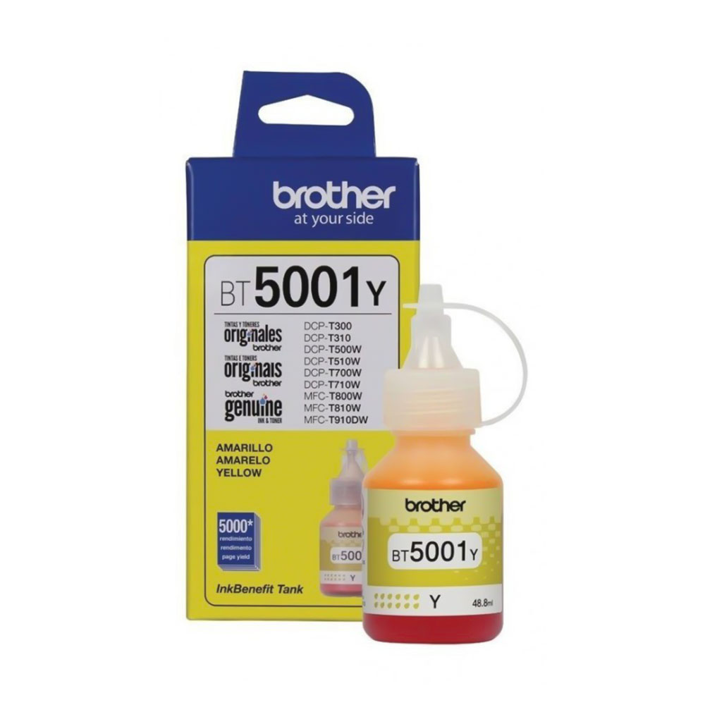 Tinta Brother BT5001Y Yellow 48.8ML