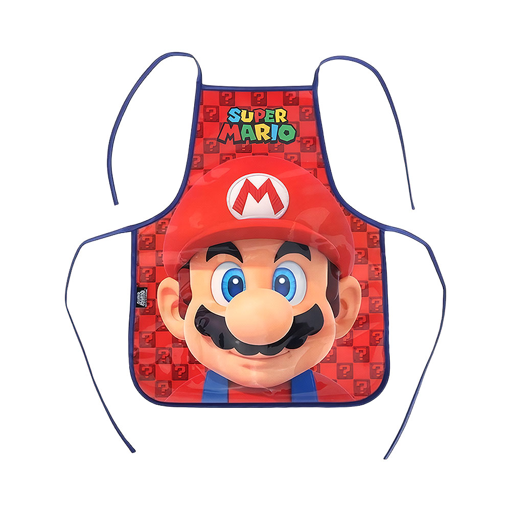 Avental Infantil UP4YOU Super Mario AV55590MO Vermelho