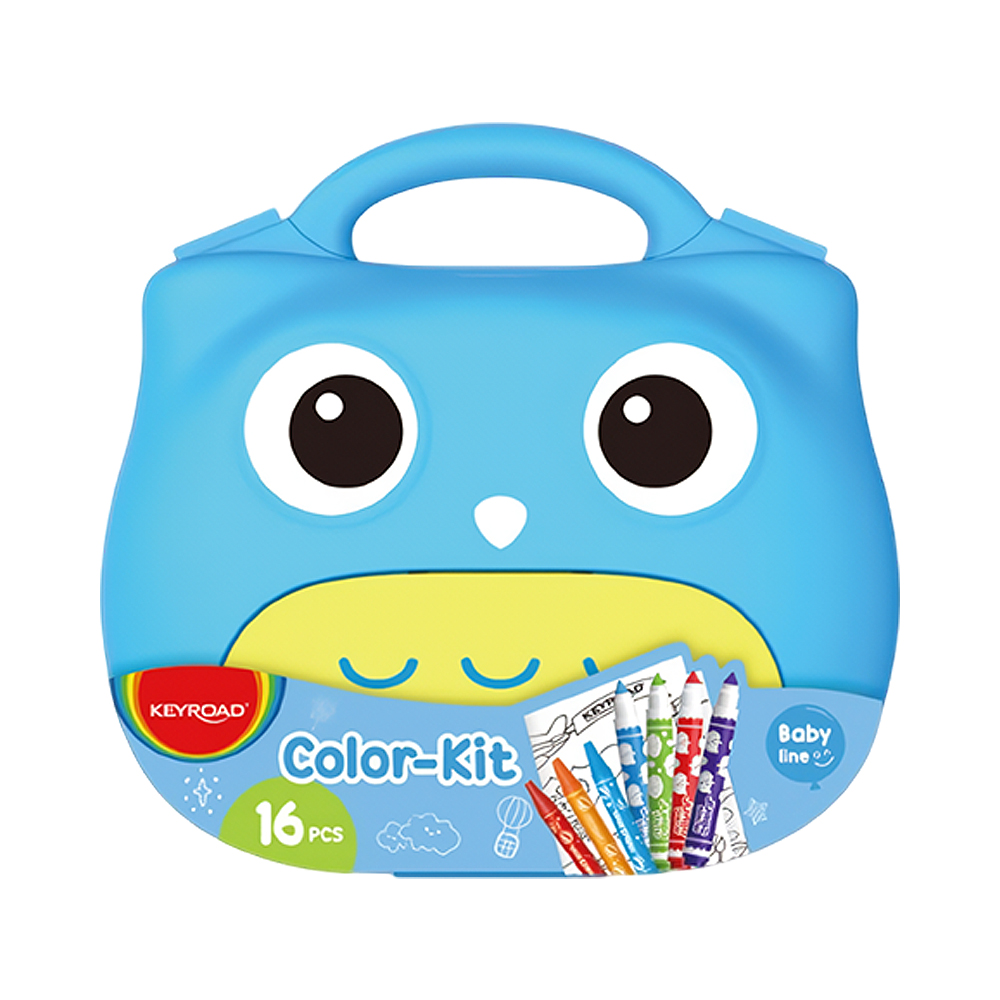 Kit Escolar Keyroad Baby Line Color-kit KR973014 16 Peças