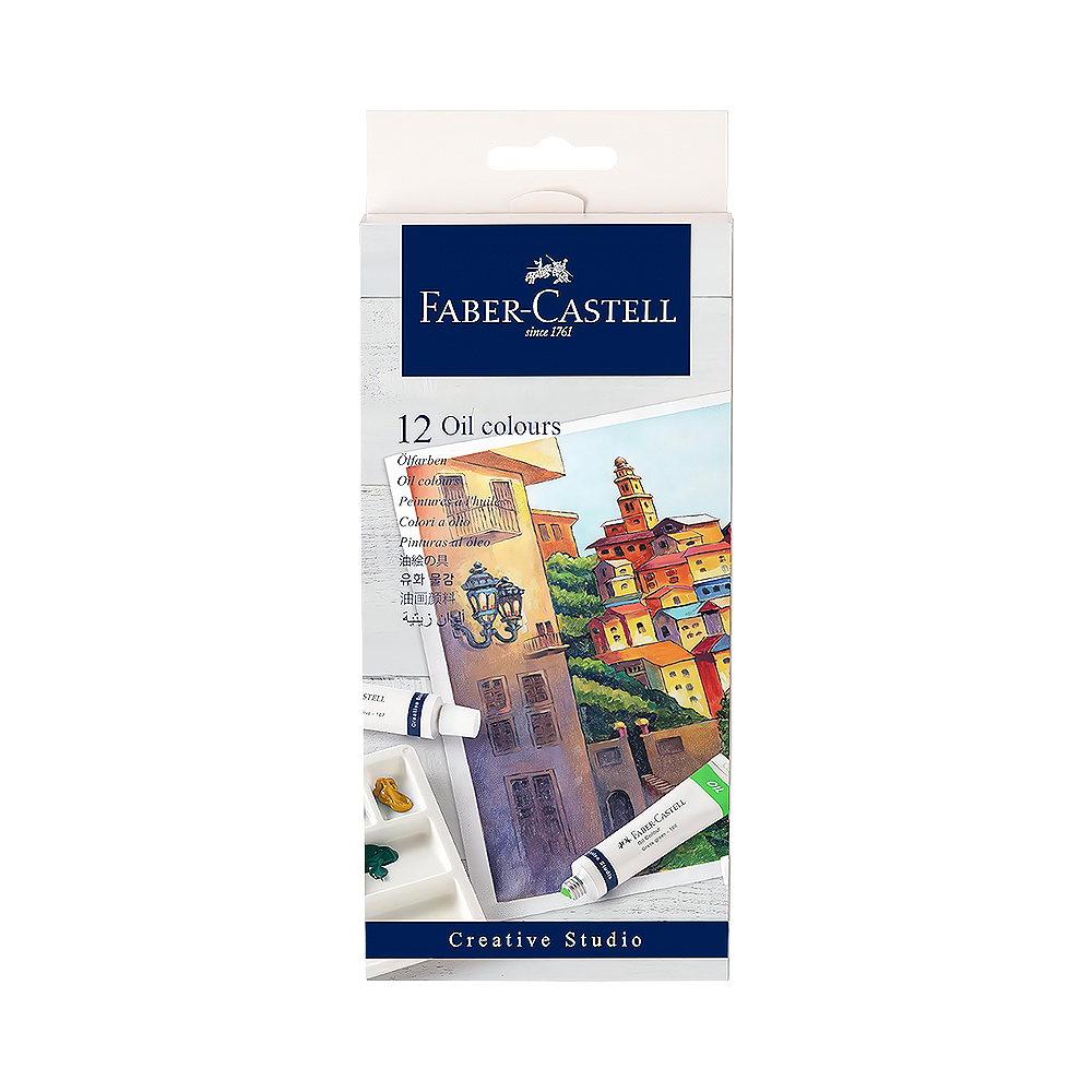 Pinturas a Óleo Faber Castell Creative Studio Oil Colours 379412 12 Unidades