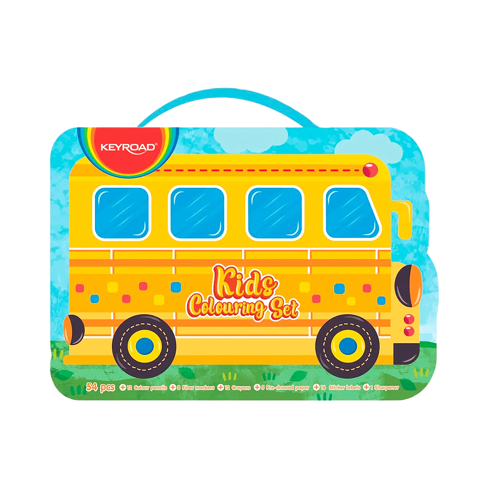 Kit Escolar Keyroad Kids Colouring Set KR973015 54 Peças