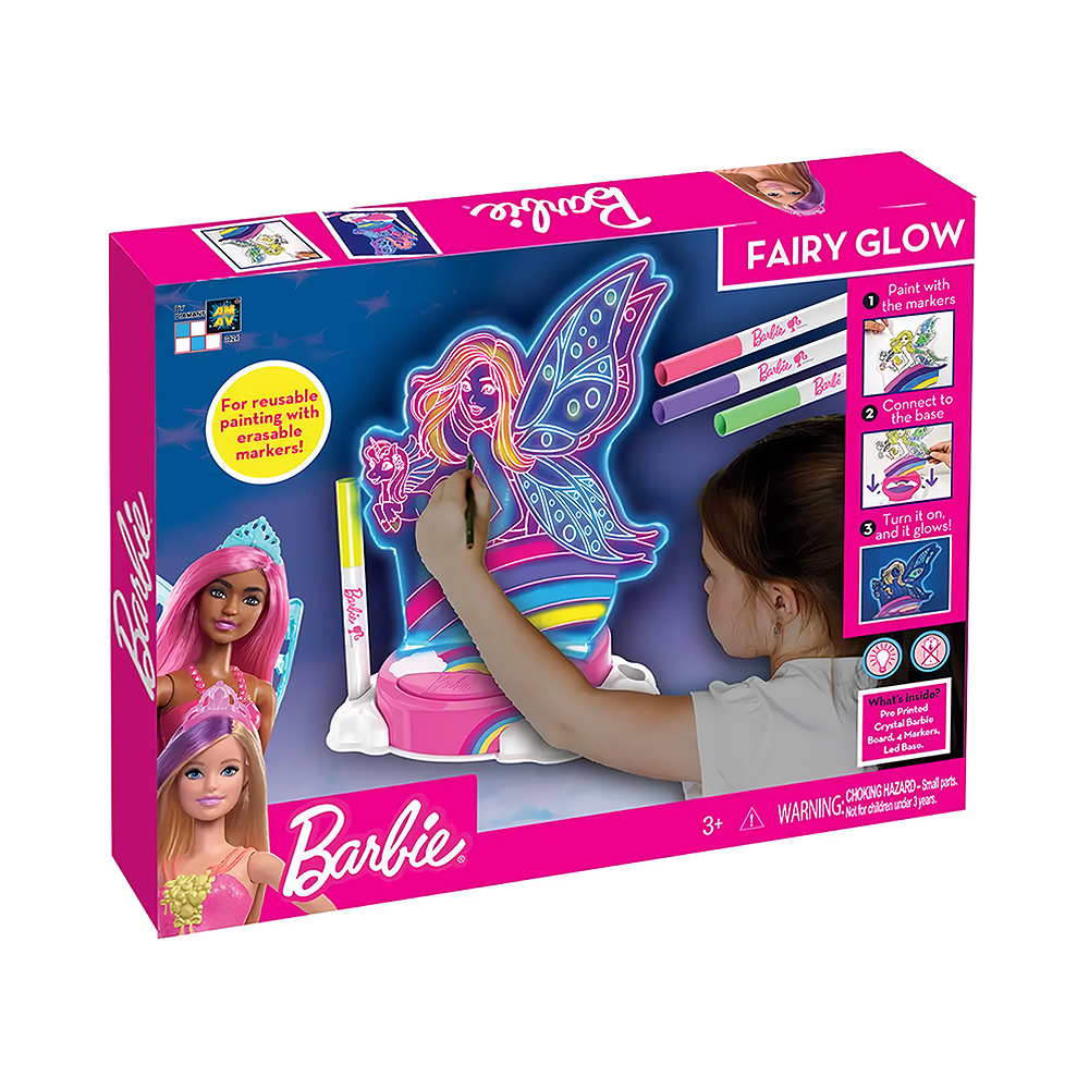 Lâmpada para Colorir Nasa Barbie Fairy Glow BX3424E