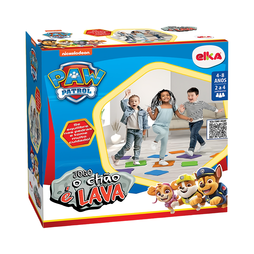 Kit de Jogo Elka Patrulha Canina o Chão É Lava 1246