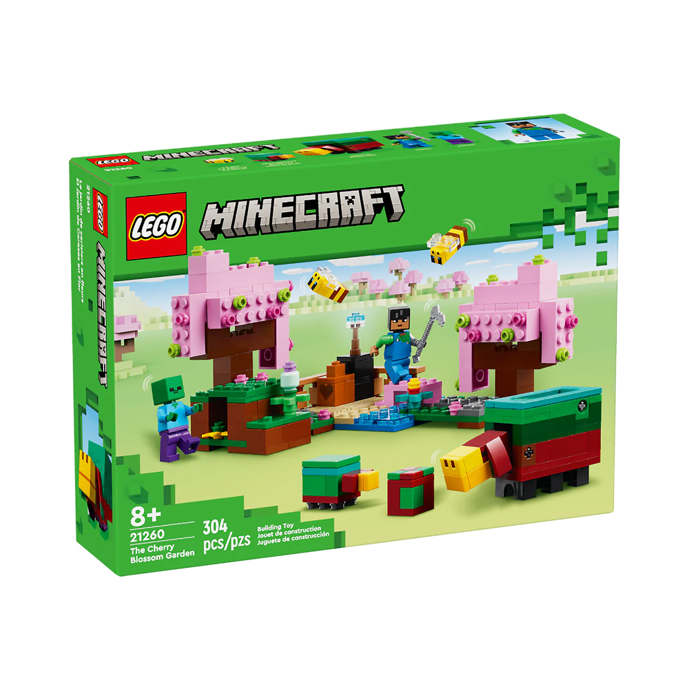Brinquedo de Construção Lego Minecraft Jardim de Cerejeiras em Flor 21260 304 Peças
