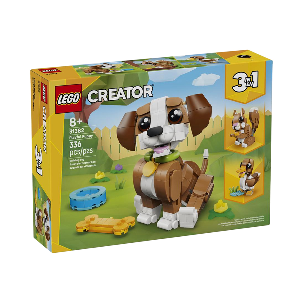 Brinquedo de Construção Lego Creator Playful Puppy 31382 336 Peças