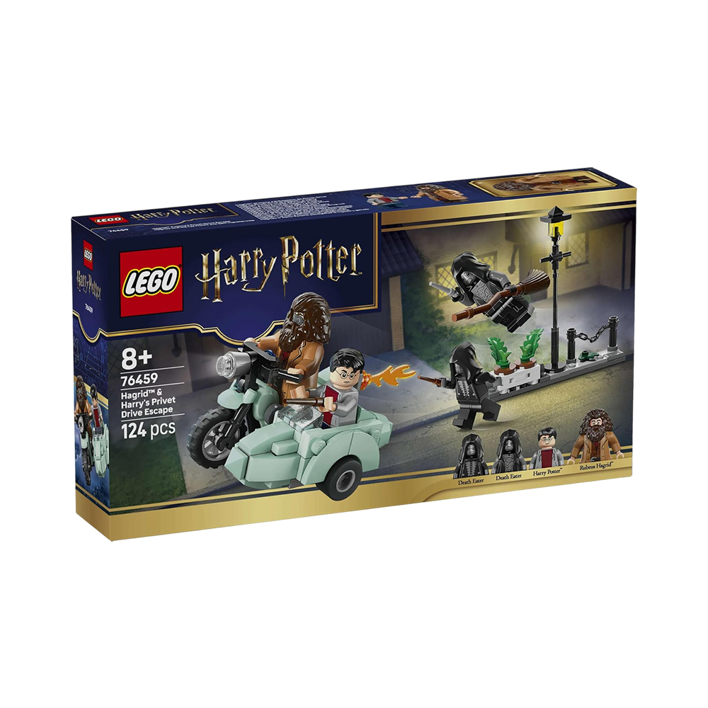 Brinquedo de Construção Lego Harry Potter Hagrid Y Harrys Privet Drive Escape 76459 124 Peças