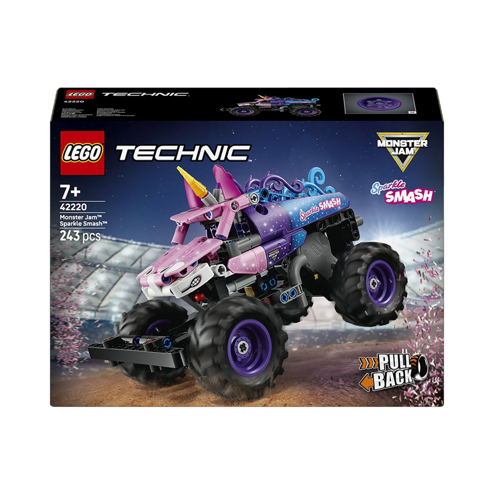 Brinquedo de Construção Lego Technic Monster Jam Sparkle Smash 42220 243 Peças