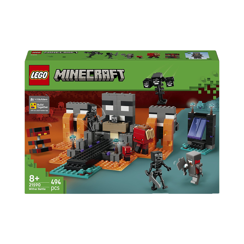 Brinquedo de Construção Lego Minecraft Wither Battle 21590 494 Peças
