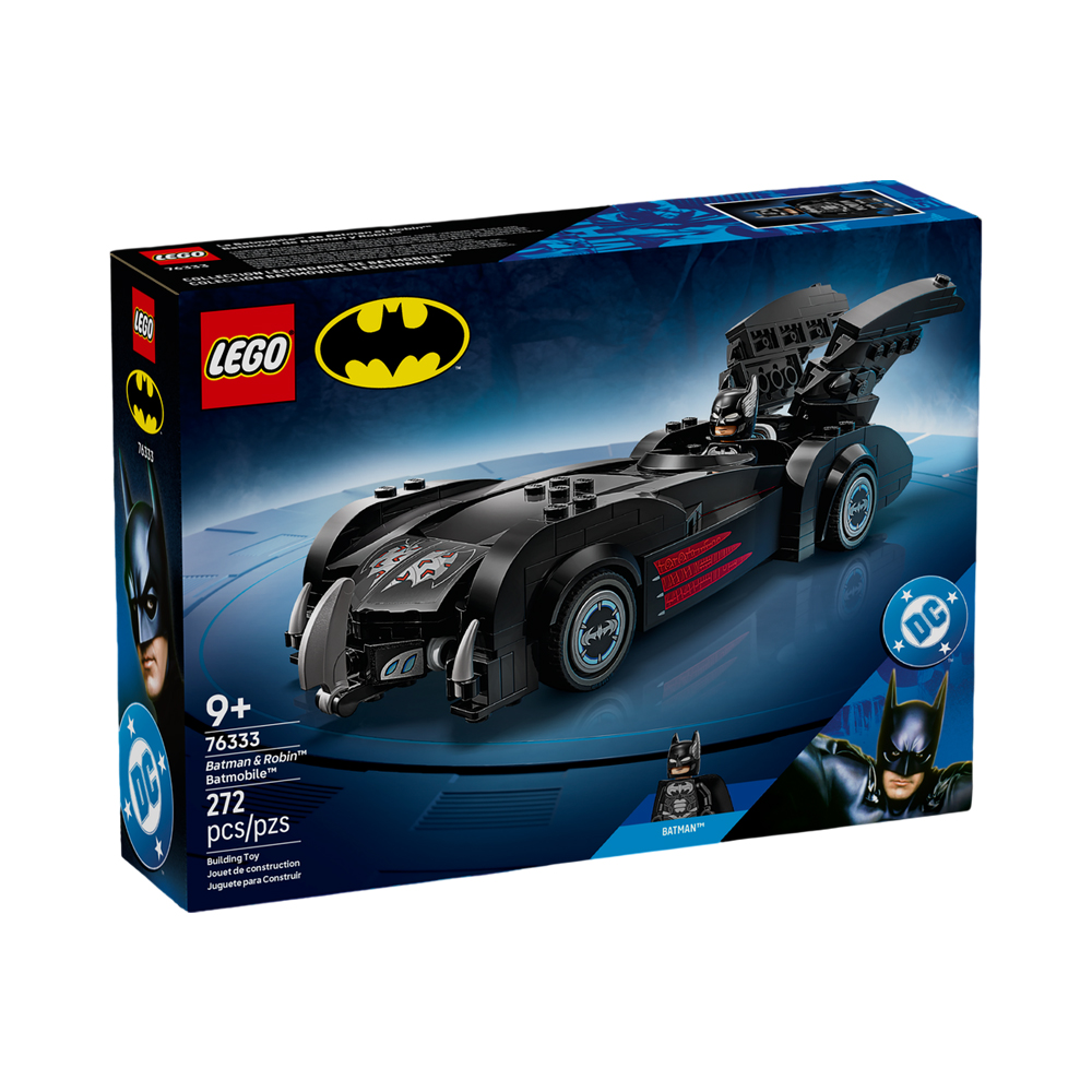Brinquedo de Construção Lego DC Batman Y Robin Batmobile 76333 272 Peças