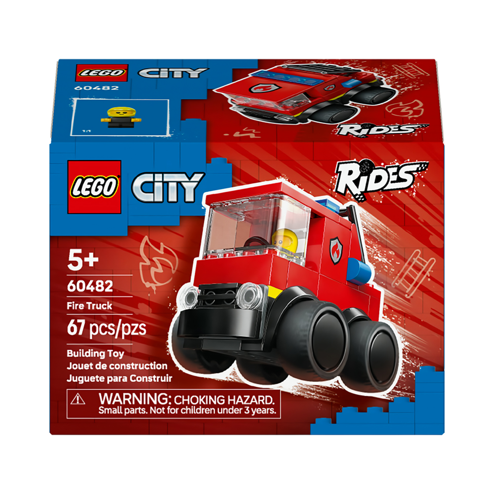 Brinquedo de Construção Lego City Rides Fire Truck 60482 67 Peças
