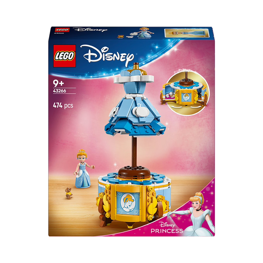 Brinquedo de Construção Lego Disney Cinderellas Dress 43266 474 Peças