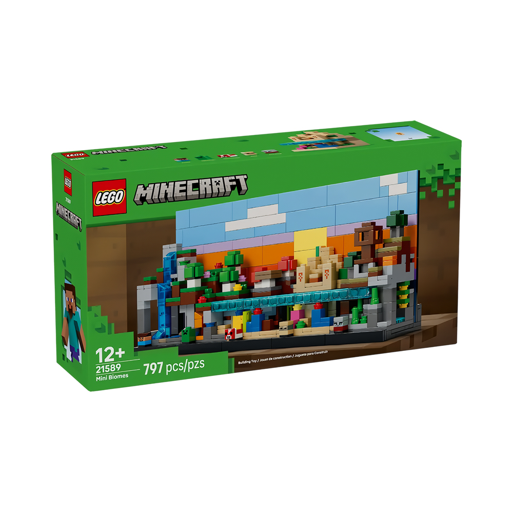 Brinquedo de Construção Lego Minecraft Mini Biomes 21589 797 Peças