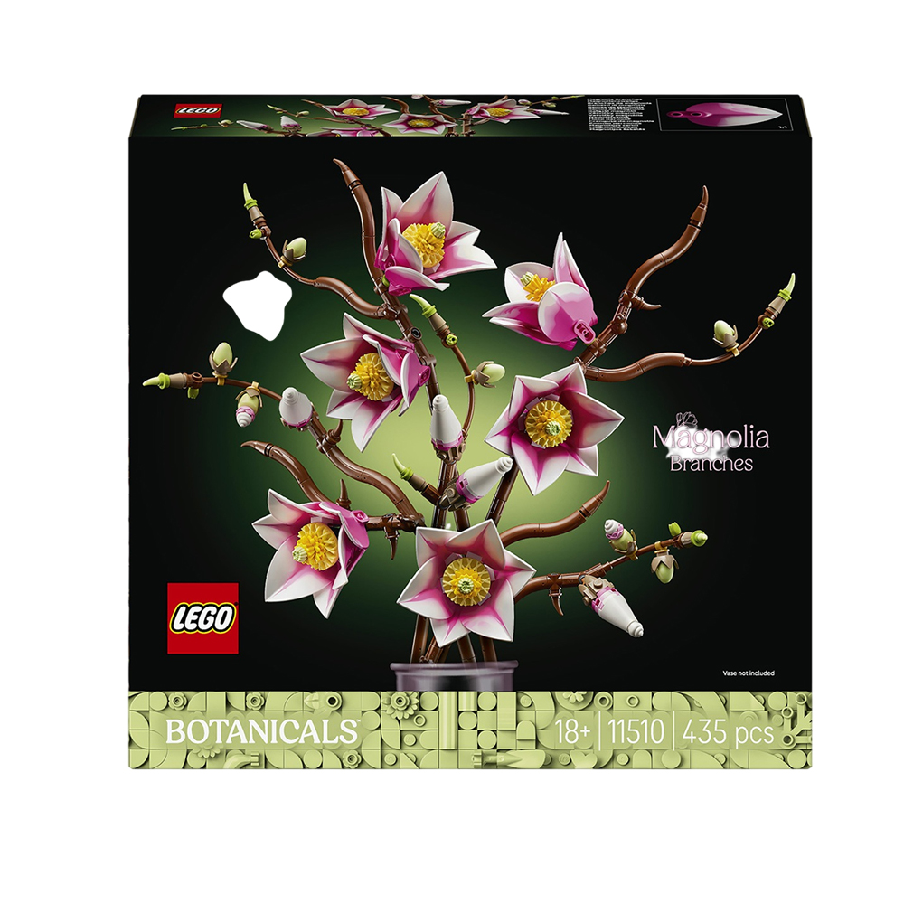Brinquedo de Construção Lego Botanicals Magnolia Branches 11510 435 Peças