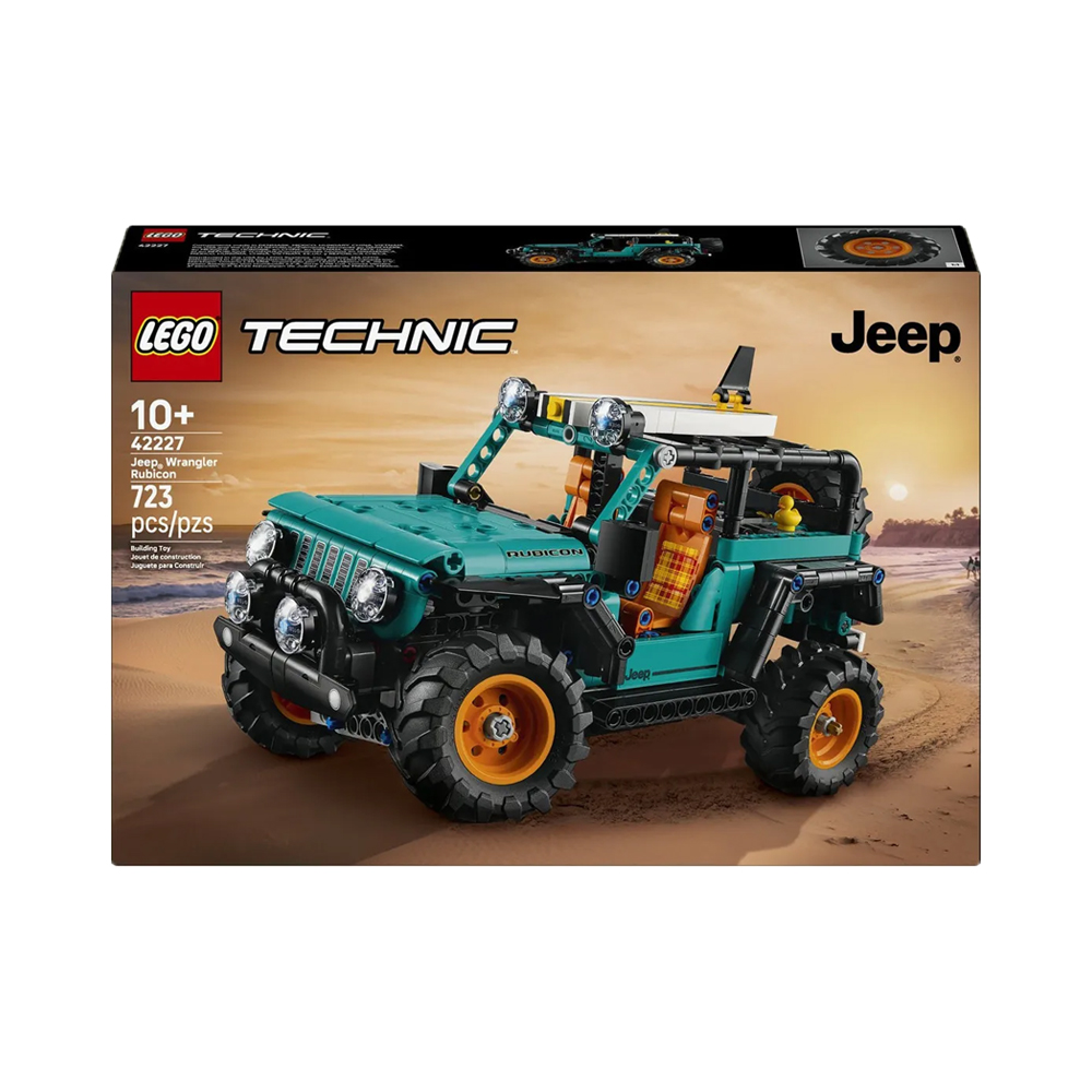Brinquedo de Construção Lego Technic Jeep Wrangler Rubicon 42227 723 Peças