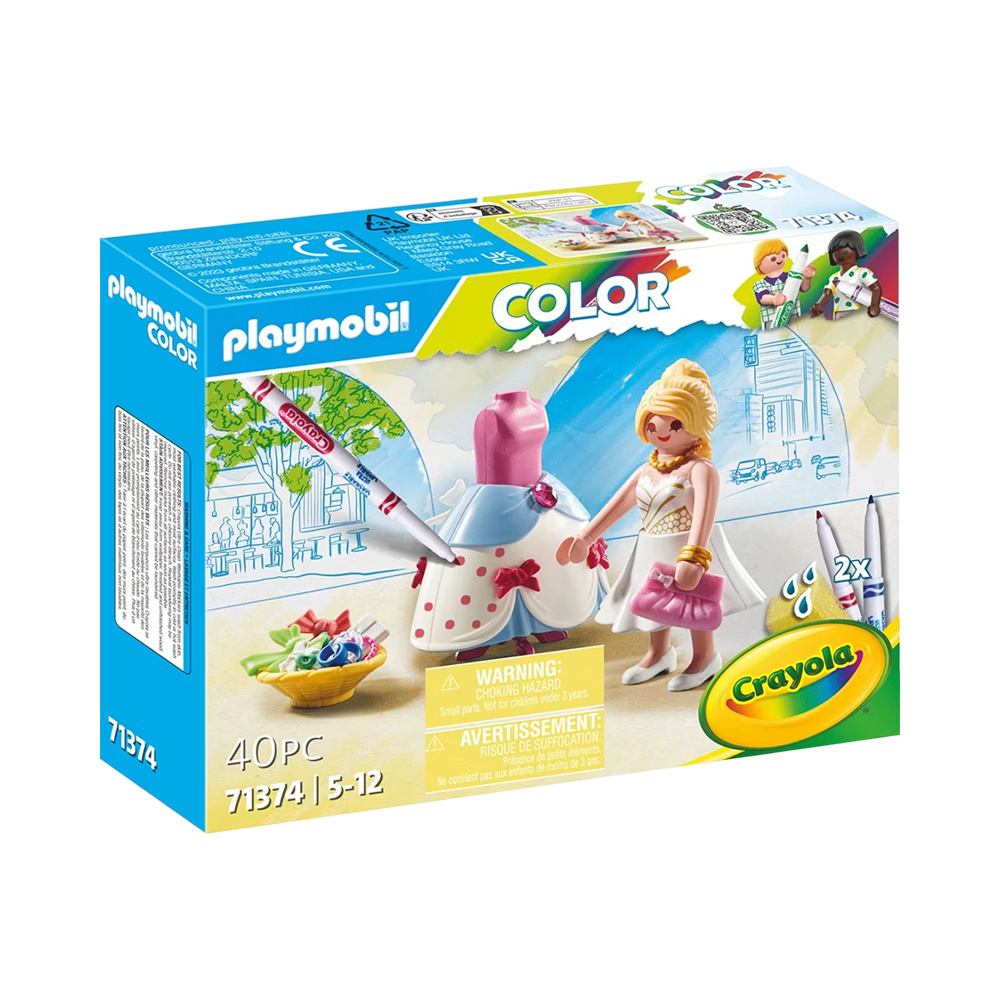 Brinquedo Playmobil Color Fashion Show Designer 71374