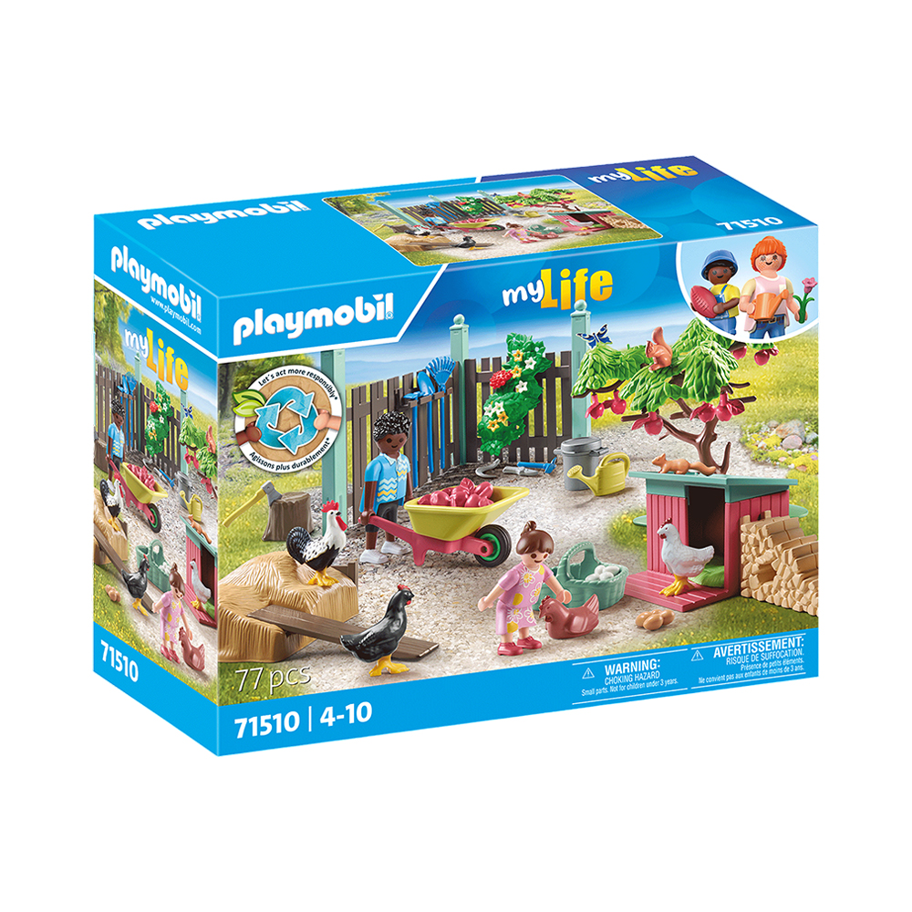 Brinquedo Playmobil MY Life Chicken Farm 71510