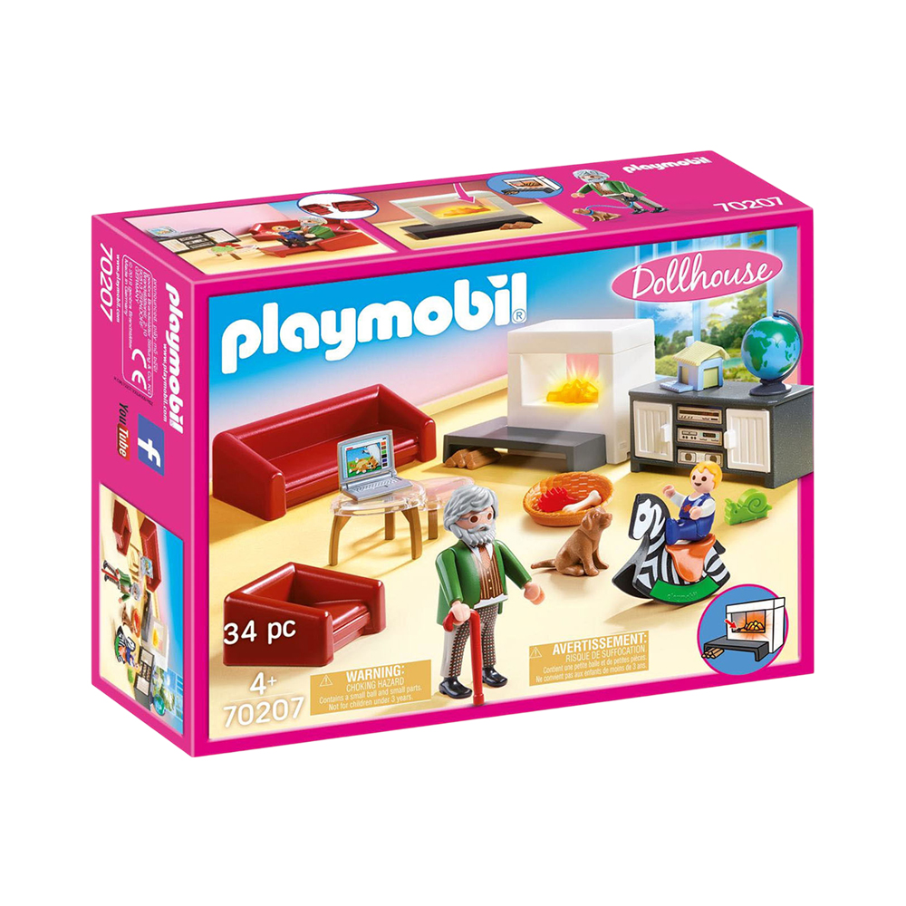 Brinquedo Playmobil Dollhouse Fireplace 70207