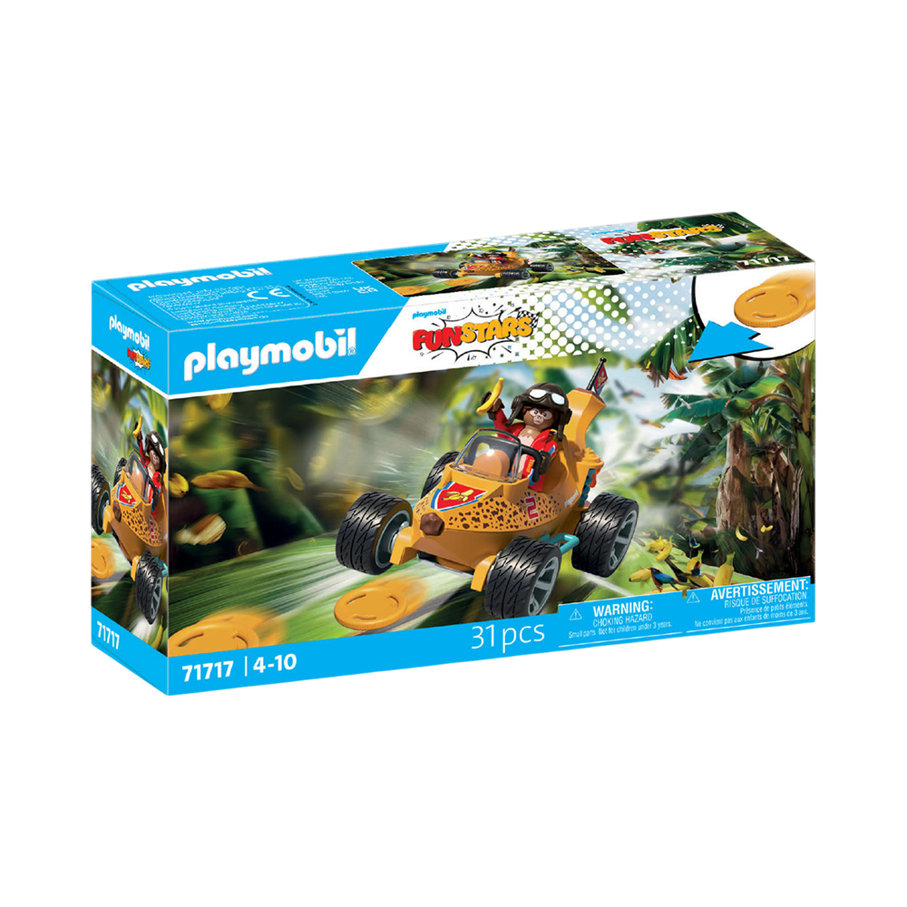 Brinquedo Playmobil Rancing Banana 71717 31 Peças