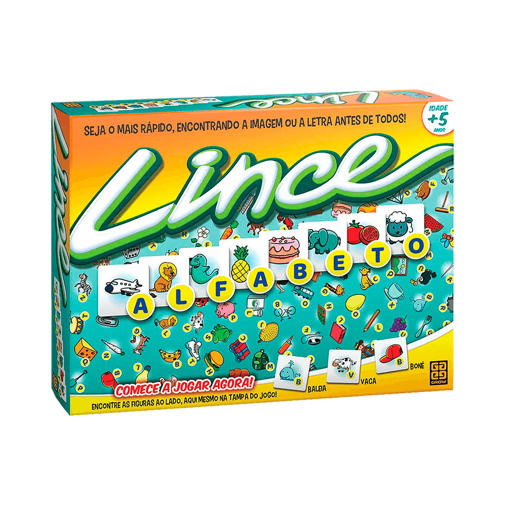 Jogo Educativo Grow Lince Alfabeto 03448
