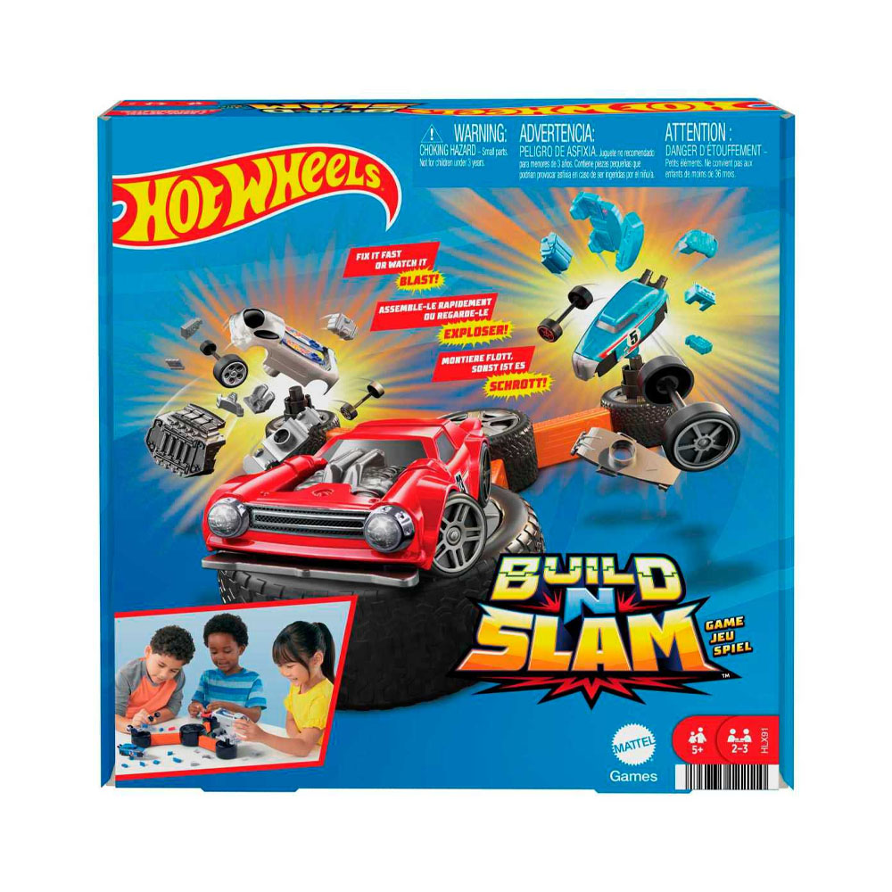 Brinquedo Mattel HLX91 Build 'N Slam