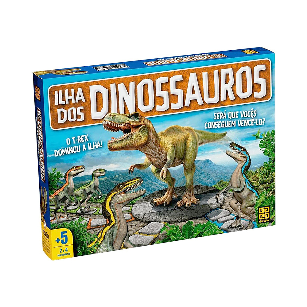 Jogo de Mesa Grow Ilha dos Dinossauros 04274